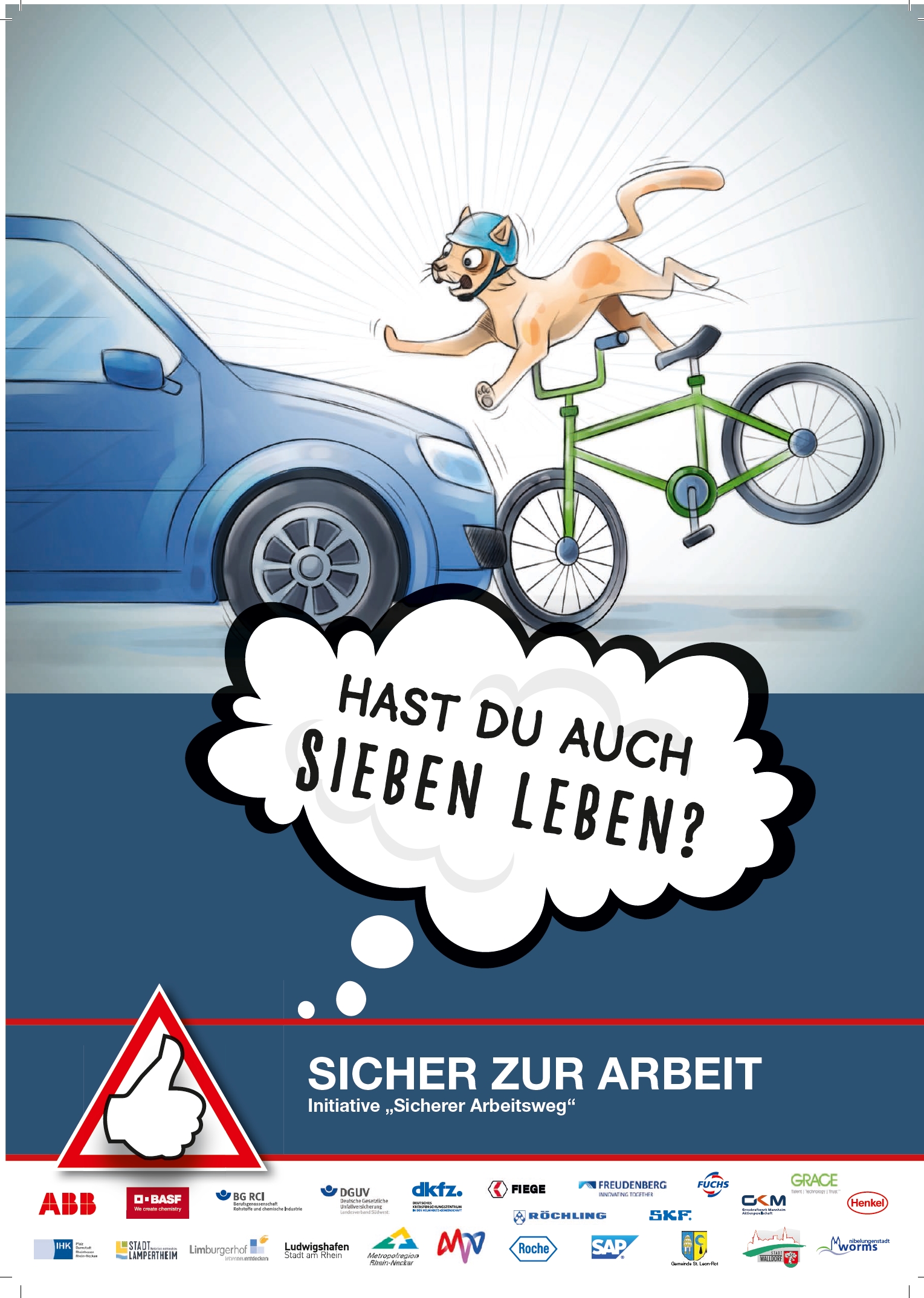 Plakat 2019: Hast du auch sieben Leben?