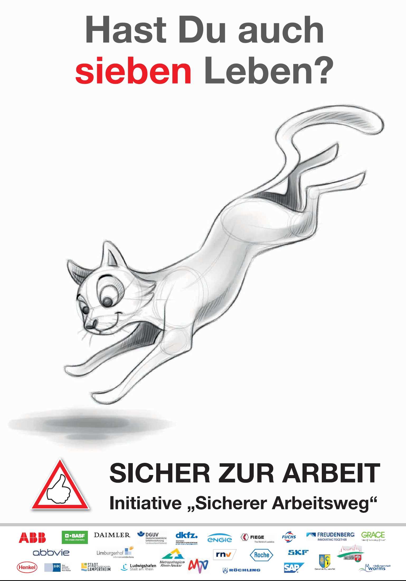 Plakat 2018: Hast du auch sieben Leben?